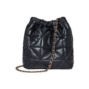 A New‎ Day  Rouched Chain Crossbody Bag Gold Black - NWT TikTok Trending Purse